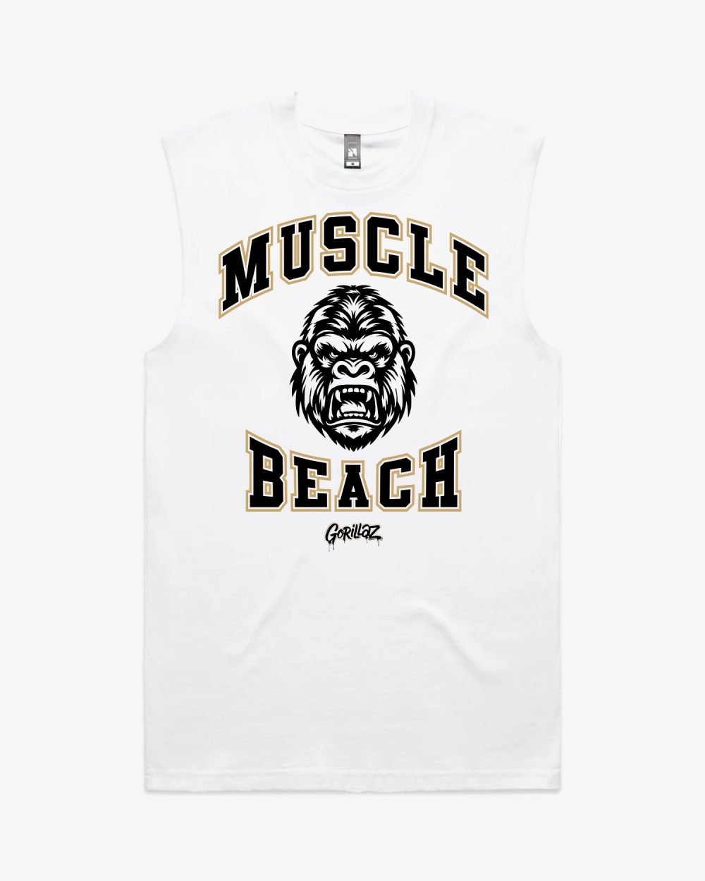 MUSCLE BEACH G-TANK White