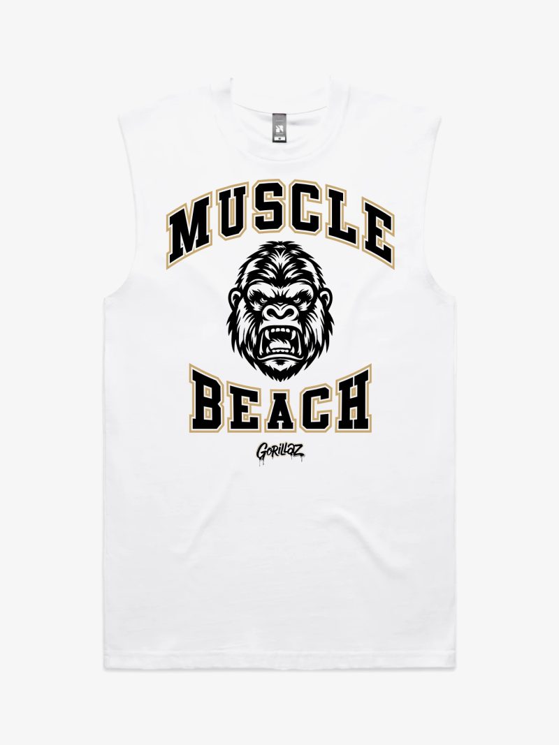 MUSCLE BEACH G-TANK White
